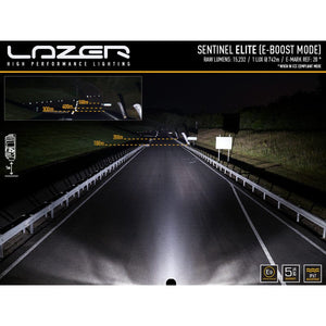 Lazer 24 LED con luci di posizione - Sentinel 9" nero - Omologato CEE