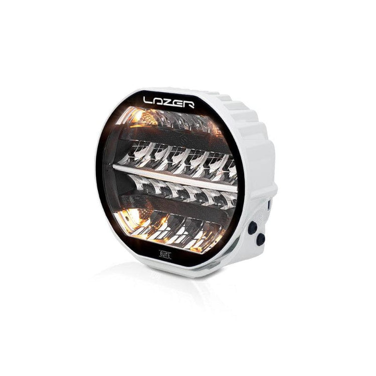 Lazer Sentinel 7" White Elite LED con luci di posizione - Omologato CE