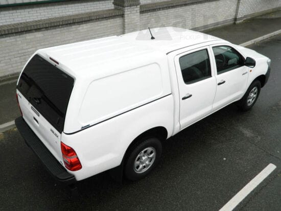 Hardtop Aeroklas Commerciale - Toyota Hilux - Doppia Cabina 2005-2015 (Senza vetri laterali)