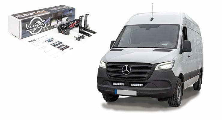 Kit 2 barre 6LED Vision-X anteriore Mercedes Sprinter 2018+