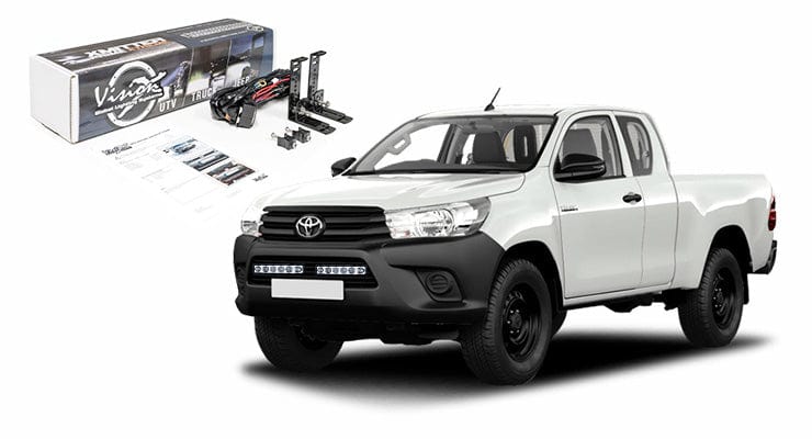 Kit 2 barre LED - Vision X - XPR-6 (senza luce notturna) - Toyota Hilux Revo 2017 -2018