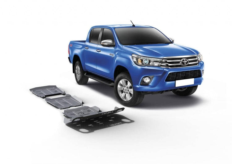 Kit 3 scudi in alluminio 6 mm - Toyota Hilux 2015-2019