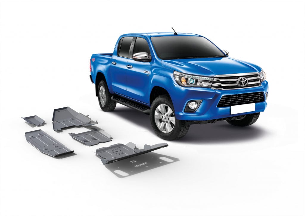 Kit 4 Armatura in alluminio da 6 mm (incluso AdBlue) - Toyota Hilux 2016+