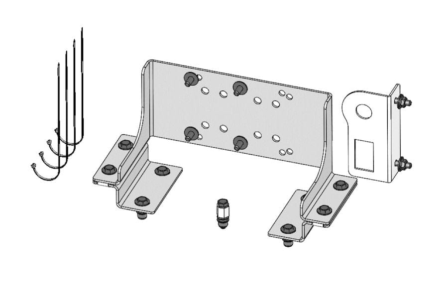 Kit di montaggio del compressore ARB - Ford Ranger 2012-2019 - Doppia cabina