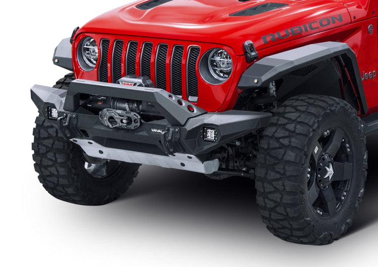 Paraurti anteriore lungo RIVAL - Jeep Wrangler JK e JL