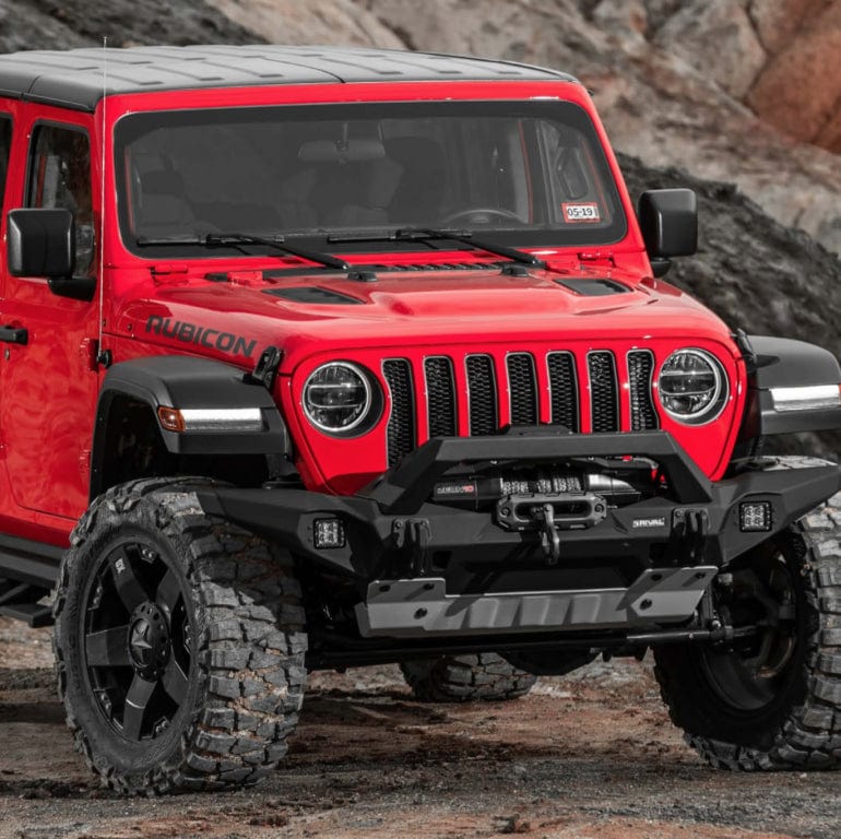 Paraurti anteriore lungo RIVAL - Jeep Wrangler JK e JL