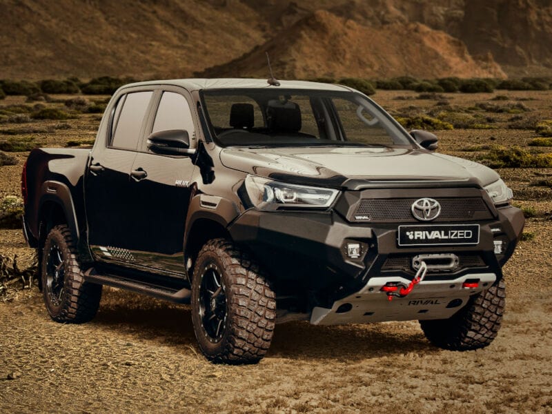 Paraurti anteriore Rival in alluminio - senza LED - Toyota Hilux Revo 2021+