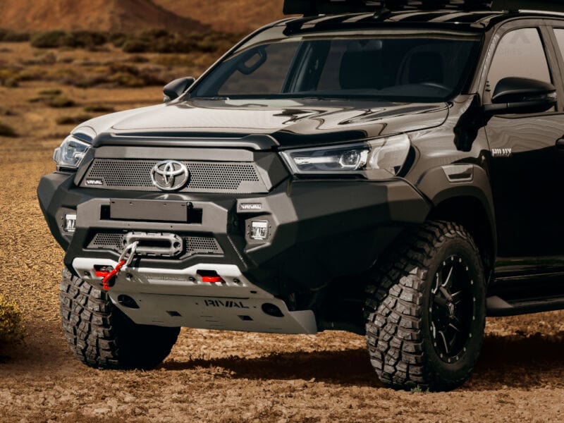 Paraurti anteriore Rival in alluminio - senza LED - Toyota Hilux Revo 2021+