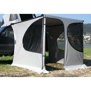 Parete a 3 pannelli per tenda laterale - 2 m o 2,5 m - James Baroud 2 m (200 x 270)