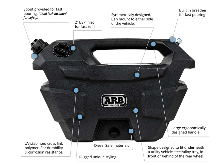 Serbatoio diesel portatile ARB - 30L