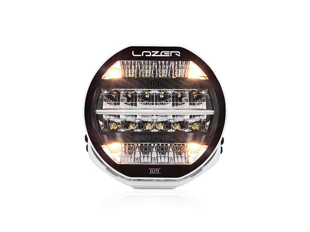 24 LED Lazer a luce bianca - Sentinel 9" + Luci di posizione - Omologato CE