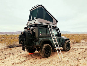 Tenda con tetto Space EVO S/M/XL - James Baroud - apertura portafoglio