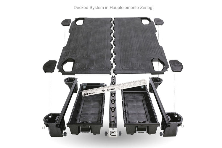 Cassetti DECKED - Toyota Tacoma 2005-2018 - Doppia Cabina